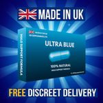 12 X 400mg Capsules ,Ultra Blue 100% Natural Supplement - made in uk