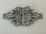 Lovely Vintage Solid Silver Nurse Buckle by S J Rose & Son Birmingham 1974 (51g)