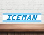 Gerwyn Price (ICEMAN) metal sign, Mancave, Darts Room, Home Bar, Man Hut,