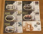 Benham FDC - BRIDGES OF LONDON (5 covers) & Extra Tower of London