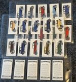 Lambert & Butler Motor Cars (Grey Back) 1934 Full Set 25 Cigarette Cards - GD/VG