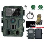 64GB 60MP Wildlife WIFI APP Trail Camera 4K Night Vision Outdoor Hunting Camera