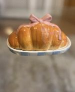 Primark Croissant Bow Butter Dish BNWT Super Viral Sold Out Very Hard To Find