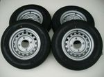 4 X 175 R13 8 PLY, 4 STUD 5.5" PCD TRAILER WHEELS AND TYRES
