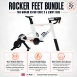 Rocker Feet for Wahoo Kickr Core 2 & Zwift Ride Bundle x5 3D Printed - UK Made