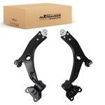 PAIR FRONT LOWER WISHBONE CONTROL ARMS SUSPENSION FOR FORD FOCUS MK3 2011-2015