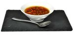 Slate Place Mats Pack of 4 Food Presentation Trays With Feet 30 x 20 x 0.5cm