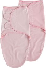 Toddler Swaddle Wraps Pack Of 2 Soft Pink Cotton Durable Unisex Sleeping Blanket
