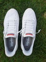 Ladies white with cream Sketchers - Cozy fit  slip-ins  - Size UK 8