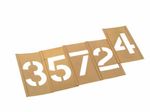 Stencils - Set of Brass Interlocking Stencils - Figures 2in