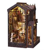 New DIY Book Nook Wonder Studio Dollhouse Kit Miniature 3D Puzzle Model