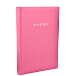 Large Memo Slip In Case Photo Album For 300 10x15 cm Photos - Pink -  SM300PK