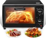 13L Electric Oven Grill Countertop Mini Toaster Pizza Oven W/ Temp Timer 800W