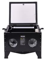 90L Worktop Sand Blasting Cabinet Sand Blaster Abrasive Grit Shot Blast LED