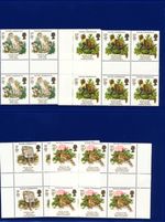 1986 SG1320-1323 17p-34p Europa. Nature Conservation Set (4) Gutter Blks(6) lcgb