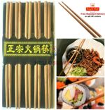10 pairs Bamboo Chopsticks Sushi Chinese 23cm Oriental Food Chop Stick Reusable