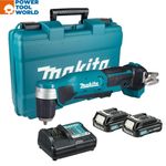Makita DA333DWAE 10.8v / 12v MAX CXT Slide Angle Drill Driver Inc 2x 2.0Ah Batts
