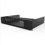  2U Rack Shelf & Faceplate Cut Out For XBOX One X R1498/2UK-XBOX1X