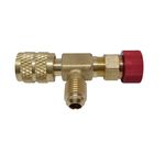 R410A Refrigerant Safety Adapter 5/16" SAE Male Female Charging Port Valve New