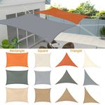 UK HEAVY DUTY SUN SHADE SAIL GARDEN PATIO AWNING CANOPY 98% UV BLOCK WATERPROOF