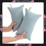 Microfiber Mini Pillows Set of 2 11x7 Inches for Travel, Pets, Support