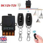 DC 12V 24V 48V 72V 30A 1Ch Relay Receiver 433MHz Wireless Remote Control Switch