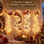 2027 Christmas Magic Trail Wall Light Lighted Indoor Holiday Wall Decor Party