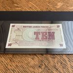 British Armed Forces Ten New Pence Special Voucher *6th Series *ND (1972) UNC