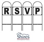 DRESSAGE MARKERS Shires Coated Steel Stick In Ground Set  Of 4   R S V P