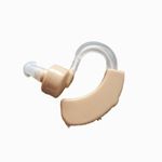Elderly Ear-hook Hearing Aid, ABS, 130±5dB Output, 300-4500Hz, LR44 Battery