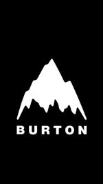 BURTON Mountain Logo  Sticker / Snowboard Burton / Die-cut / White / Small