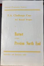 Barnet v Preston North End, FA Cup, 1964/65.