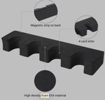 4 Slot Eva Gun Cabinet Storage Rack Magnetic Holder Seperator 300x70x40mm