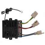 Electric Car Remote Receiver 6V 12V Dual Voltage Support 27MHz Black Unit