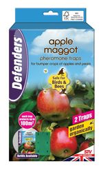 Defenders Apple Pear Fruit Moth Trap Pheromone Preventing Maggot Damage 2 PACK