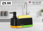 2-In-1 Hand & Dish Soap Dispenser with Sponge Holder - Free Uk Delivery