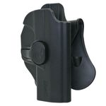 Amomax Airsoft Retention Holster Walther P99 QA G1 Right Handed Black AM-P99G2