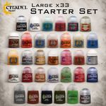 Warhammer 40k Citadel Colour Large Starter Paint Set x 33 - RRP £97.95 *40% OFF*