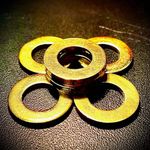M2.5 M3 M3.5 M4 M5 M6 M8 M10 M12 M16 Washers Form A Brass