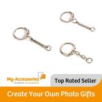 23mm Lever Side Nickel Plated with Short/Long/Snake Keychain - Strong & Durable