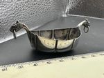 Solid Silver Pierced Bowl Viking boat salt - Marius Hammer