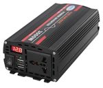 3000W Pure Power Inverter Dual Digital Display + 1 Universal Socket 2 USB Ports