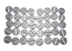 Black Plastic Slotta, Slotted Bases - 25x25mm Round - Warhammer 40K  Fantasy X40