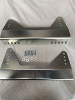 bucket seat mounting brackets,to Fit OMP,CORBEAU,sparco,cobra, (1 Pair) Silver