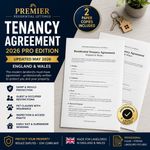 Tenancy Agreement 2026 PRO 2 PAPER COPIES Updated MAY 2026 AST UK Landlord Pack