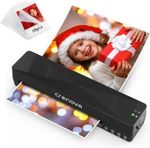 A4 Laminator Machine | Hot & Cold Laminator with 10 Pouches 