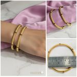 Bangle 18k Gold Plated Indian Traditional Fancy Bangadi Kada size 2.6 Women Jew