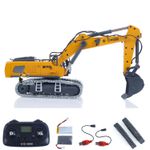 USED 1/50 RC Excavator K970 Engineering Electric Lifting Digger Metal Bucket RTR