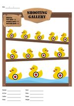 Splatter Target A4 Shoot Rifle Pistol Reactive Air Cheap Targets - FREE POSTAGE