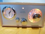 LLoytron Tempo retro style radio, FM, AM, AUX. clock. not DAB with wood surround